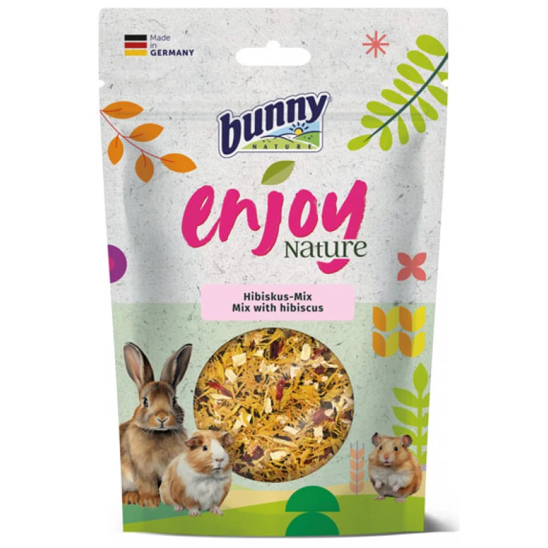 Λιχουδιά Bunny Enjoy Nature Mix Μείγμα με Ιβίσκο 50gr Μικρά Ζώα - Κουνέλια Λιχουδιά Bunny Enjoy Nature Mix Μείγμα με Ιβίσκο 50gr Μικρά Ζώα - Κουνέλια