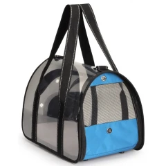 Τσάντα Μεταφοράς Σκύλου ή Γάτας  Camon Transparent Cover 42x25x25cm Μπλε