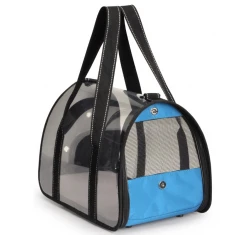 Τσάντα Μεταφοράς Σκύλου ή Γάτας  Camon Transparent Cover 42x25x25cm Μπλε