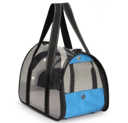 Τσάντα Μεταφοράς Σκύλου ή Γάτας  Camon Transparent Cover 48x29x29cm Μπλε