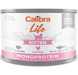 Calibra Cat Life can Kitten Chicken 200gr Calibra Cat Life can Kitten Chicken 200gr