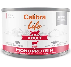 Calibra Cat Life can Adult Beef 200gr Calibra Cat Life can Adult Beef 200gr