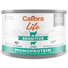 Calibra Cat Life can Sensitive Lamb 200gr Calibra Cat Life can Sensitive Lamb 200gr