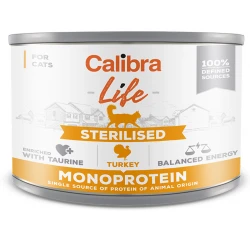 Calibra Cat Life can Sterilised Turkey 200gr Calibra Cat Life can Sterilised Turkey 200gr