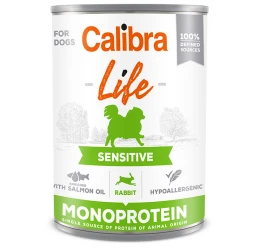 Calibra Dog Life can Sensitive Rabbit 400gr Calibra Dog Life can Sensitive Rabbit 400gr