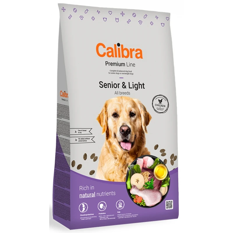 Calibra Dog Premium Line Senior & Light 12kg ΣΚΥΛΟΙ
