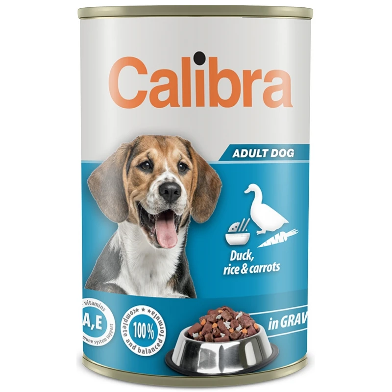 Calibra Dog can duck-rice-carrot in gravy 1240gr ΣΚΥΛΟΙ