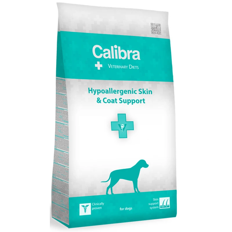 Calibra VD Dog Hypoallergenic Skin & Coat Support 2kg - Κλινική Δίαιτα Σκύλου 