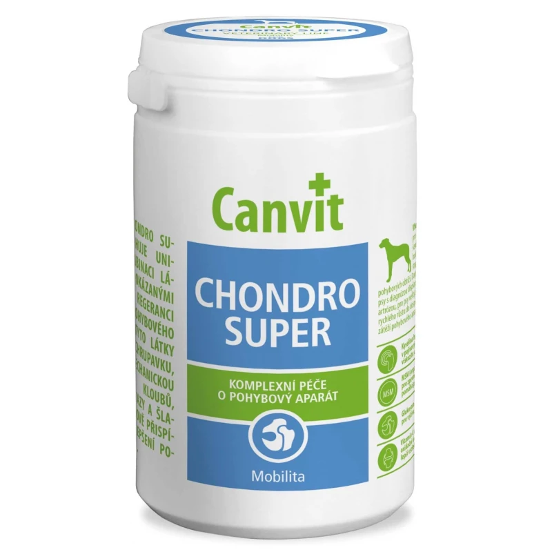 Canvit Chondro Super Dog για ανάπλαση των χόνδρων και βελτίωση της κινητικότητας 170δισκία ΣΚΥΛΟΙ