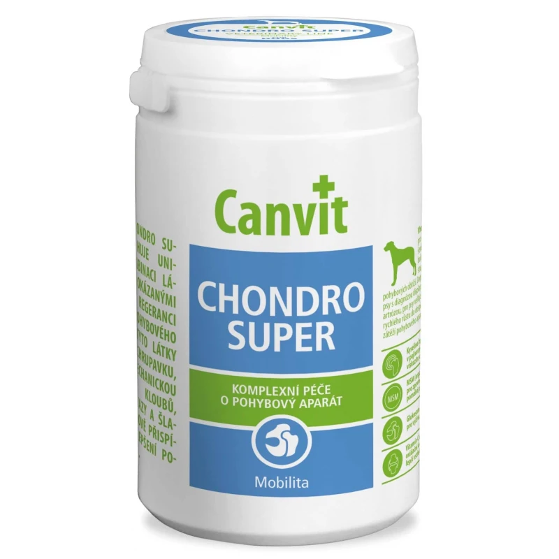 Canvit Chondro Super Dog για ανάπλαση των χόνδρων και βελτίωση της κινητικότητας 80δισκία ΣΚΥΛΟΙ