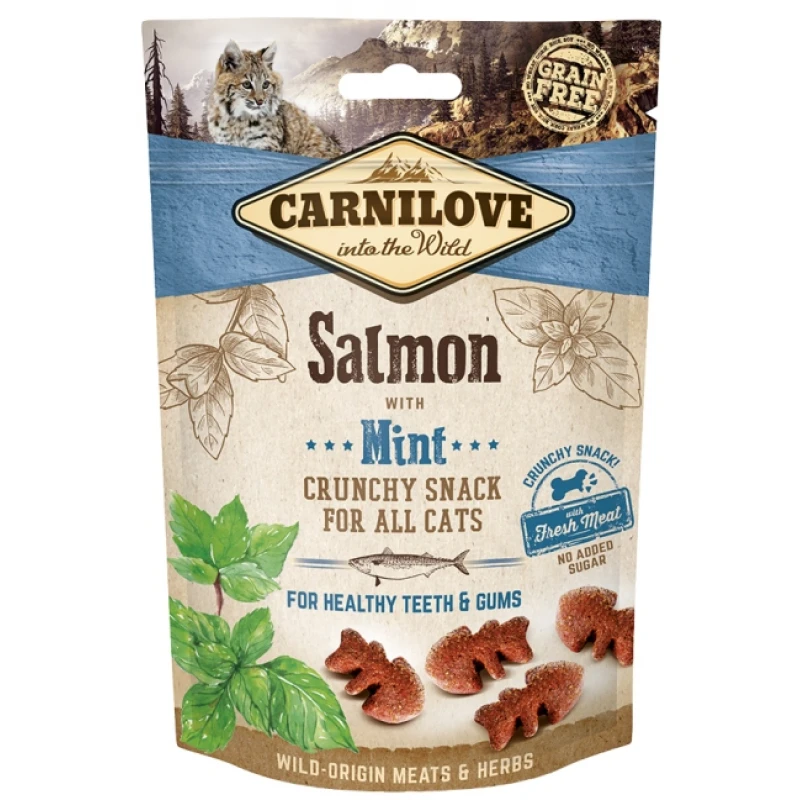 Carnilove Cat Snack Fresh & Crunch Salmon 50gr ΛΙΧΟΥΔΙΕΣ ΓΑΤΑΣ