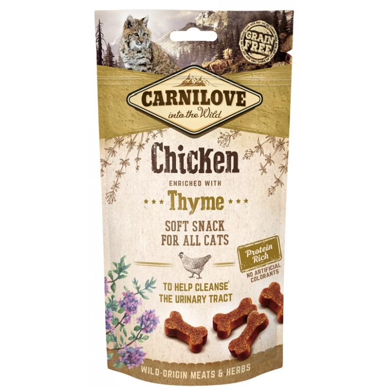 Carnilove Cat Snack Soft Chicken and Thyme 50gr ΛΙΧΟΥΔΙΕΣ ΓΑΤΑΣ