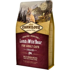 Carnilove Sterilised Cat Lamb and Wild Boar 2kg Carnilove Sterilised Cat Lamb and Wild Boar 2kg