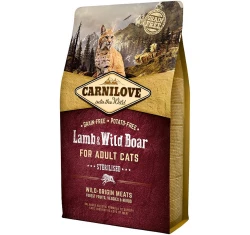 Carnilove Sterilised Cat Lamb and Wild Boar 2kg Carnilove Sterilised Cat Lamb and Wild Boar 2kg