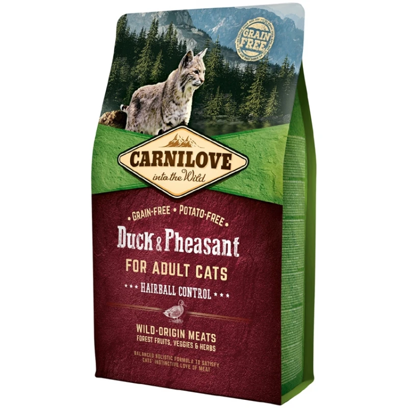 Carnilove Cat Hairball Control Duck and Pheasant 2kg ΓΑΤΕΣ