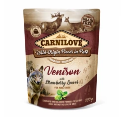 Carnilove Pouch Venison and Strawberry 300gr