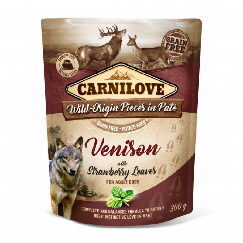 Carnilove Pouch Venison and Strawberry 300gr ΣΚΥΛΟΙ