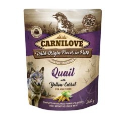 Carnilove Pouch Quail and Yellow carrot 300gr