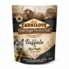 Carnilove Pouch Buffalo with Rose Petals 300gr Carnilove Pouch Buffalo with Rose Petals 300gr