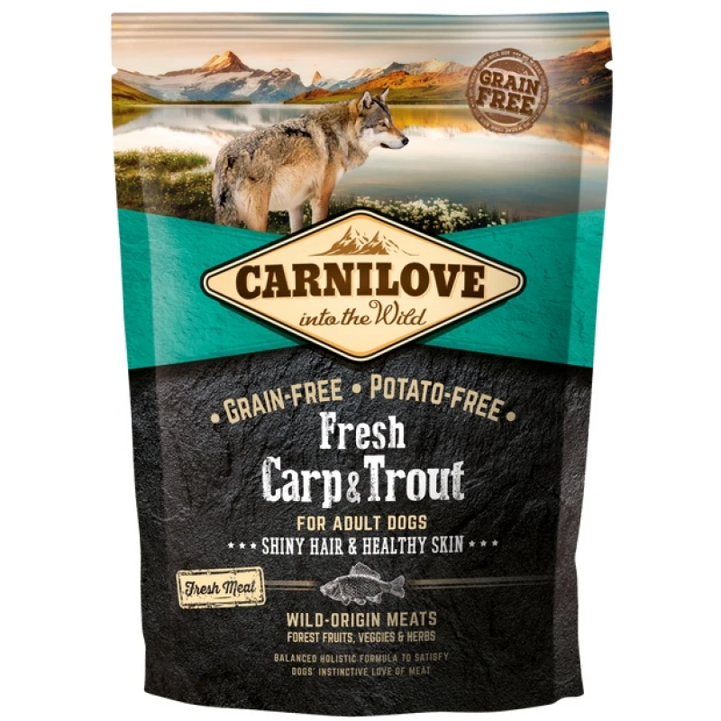 Carnilove Adult Fresh Carp & Trout 1,5kg ΣΚΥΛΟΙ