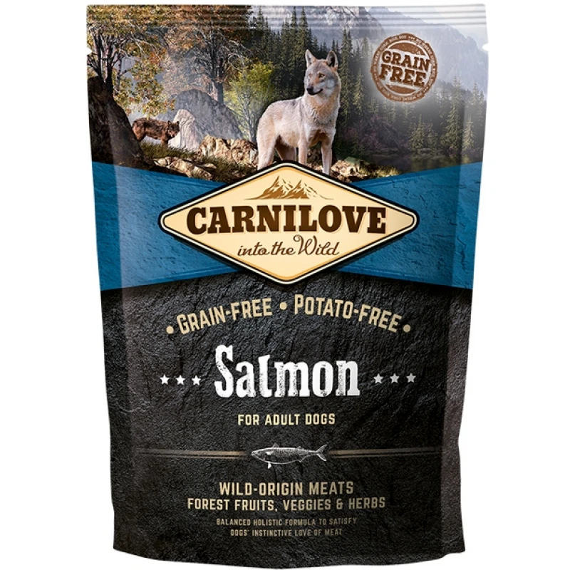 Carnilove Adult Salmon 1,5kg ΞΗΡΑ ΤΡΟΦΗ ΣΚΥΛΟΥ