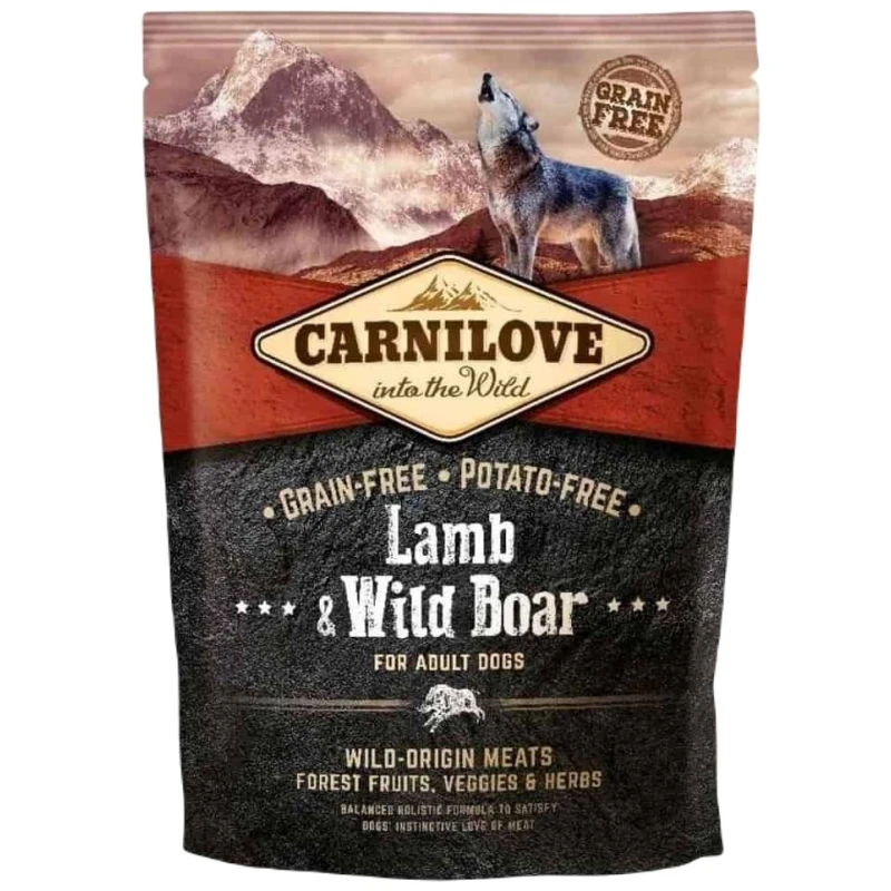Carnilove Lamb and Wild Boar 1,5kg ΞΗΡΑ ΤΡΟΦΗ ΣΚΥΛΟΥ