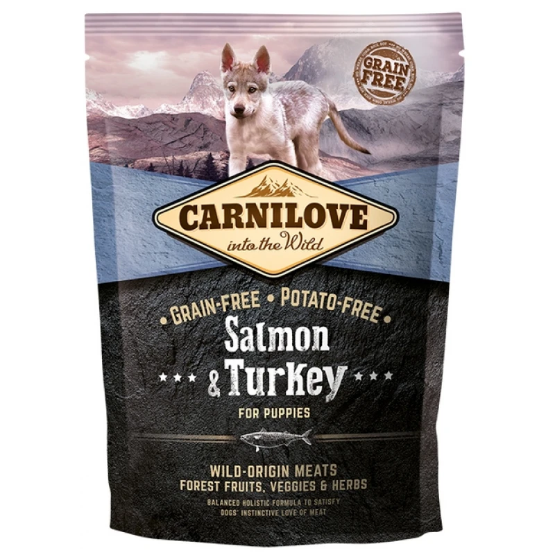 Carnilove Puppy Salmon & Turkey 1,5kg ΞΗΡΑ ΤΡΟΦΗ ΣΚΥΛΟΥ