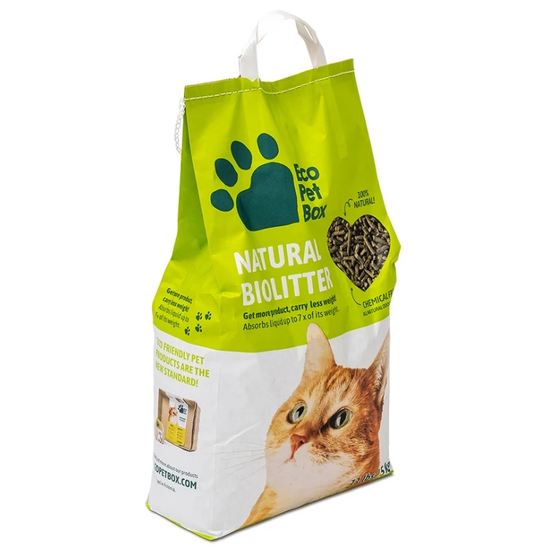  Φυσικό Υπόστρωμα Πέλλετ Γάτας Eco Pet Box  Natural Biolitter 5kg ΓΑΤΕΣ