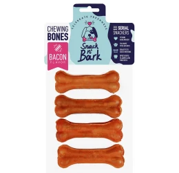 Κόκκαλα Celebrate Snack N Bark 10cm (45gr x 4τμχ) με γεύση Bacon Κόκκαλα Celebrate Snack N Bark 10cm (45gr x 4τμχ) με γεύση Bacon