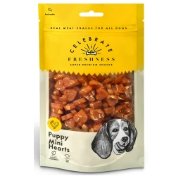 Λιχουδιές Celebrate Freshness Puppy Mini Hearts 100gr με Κοτόπουλο Λιχουδιές Celebrate Freshness Puppy Mini Hearts 100gr με Κοτόπουλο