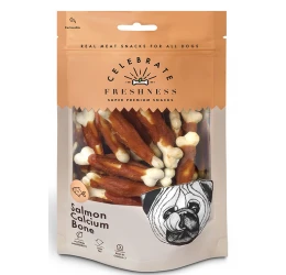 Λιχουδιές Celebrate Freshness Calcium Bones 100gr με Σολομό Λιχουδιές Celebrate Freshness Calcium Bones 100gr με Σολομό