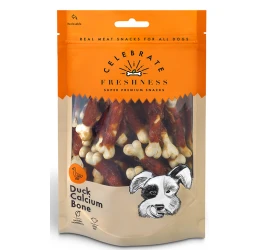 Λιχουδιές Celebrate Freshness Calcium Bones 100gr με Πάπια Λιχουδιές Celebrate Freshness Calcium Bones 100gr με Πάπια