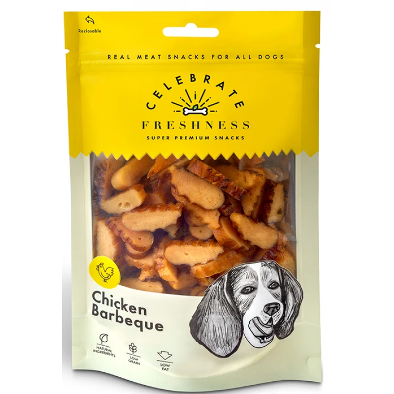 Λιχουδιές Celebrate Freshness Barbeque 100gr με κοτόπουλο ΣΚΥΛΟΙ Λιχουδιές Celebrate Freshness Barbeque 100gr με κοτόπουλο ΣΚΥΛΟΙ