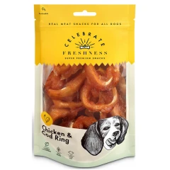 Λιχουδιές Celebrate Freshness Rings 100gr με κοτόπουλο και μπακαλιάρο Λιχουδιές Celebrate Freshness Rings 100gr με κοτόπουλο και μπακαλιάρο