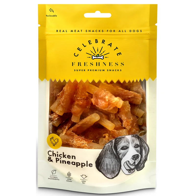 Λιχουδιές Celebrate Freshness Small Sticks 100gr με Κοτόπουλo και Ανανά ΣΚΥΛΟΙ Λιχουδιές Celebrate Freshness Small Sticks 100gr με Κοτόπουλo και Ανανά ΣΚΥΛΟΙ