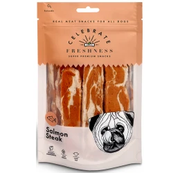 Λιχουδιές Celebrate Freshness Steaks 100gr με Σολομό Λιχουδιές Celebrate Freshness Steaks 100gr με Σολομό