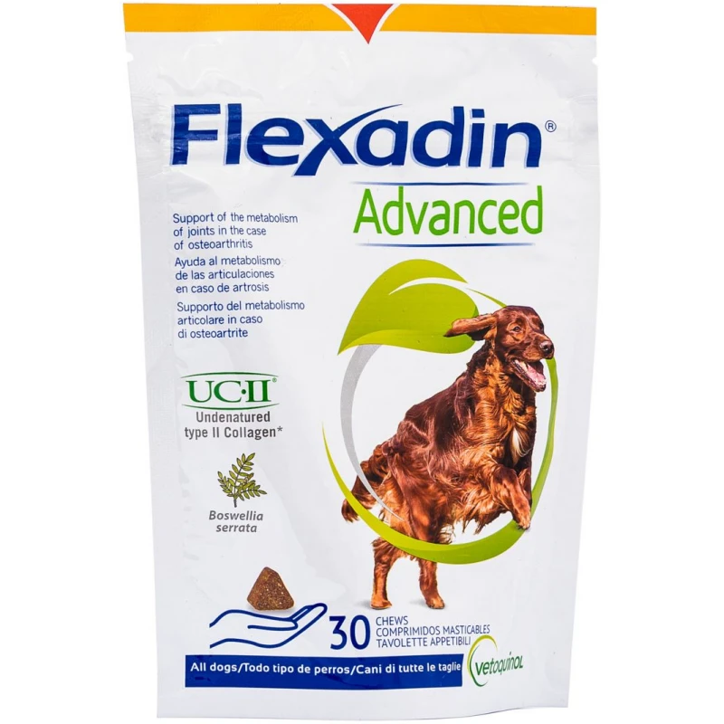 FLEXADIN ADVANCED 30 CHEWS ΓΙΑ ΤΙΣ ΑΡΘΡΩΣΕΙΣ ΣΚΥΛΟΙ