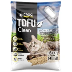 Άμμος - Πέλλετ  Για Γάτες  Croci Tofu Clean 20lt (9kg) Άμμος - Πέλλετ  Για Γάτες  Croci Tofu Clean 20lt (9kg)