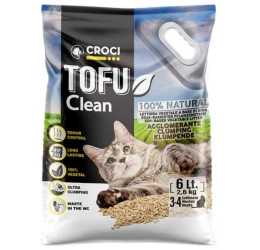 Άμμος - Πέλλετ  Για Γάτες  Croci Tofu Clean 6lt (2,6kg) Άμμος - Πέλλετ  Για Γάτες  Croci Tofu Clean 6lt (2,6kg)