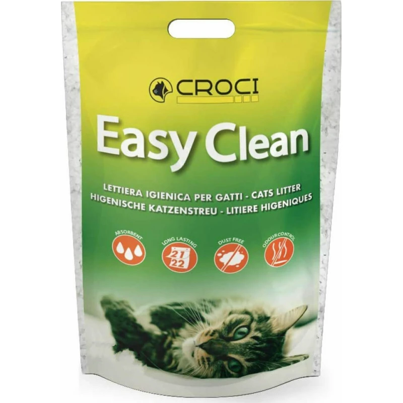 Κρυσταλλική άμμος Croci Easy Clean Silica 7.5lt  ΓΑΤΕΣ