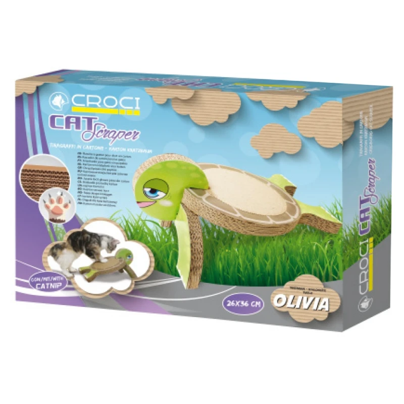 Croci Ονυχοδρόμιο Paper Turtle Olivia 26x36x17cm ΟΝΥΧΟΔΡΟΜΙΑ - ΓΑΤΟΔΕΝΤΡΑ