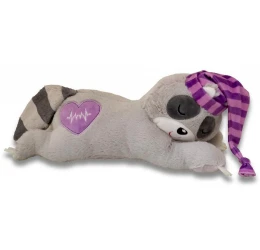 Λούτρινο Παιχνίδι Σκύλου Croci Heart Beat Racoon με Καρδιά που Χτυπά 37cm