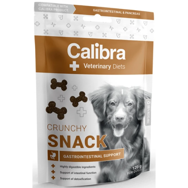 Calibra VD Λιχουδιές Σκύλου Crunchy Snack Gastrointestinal 120gr Σκύλοι