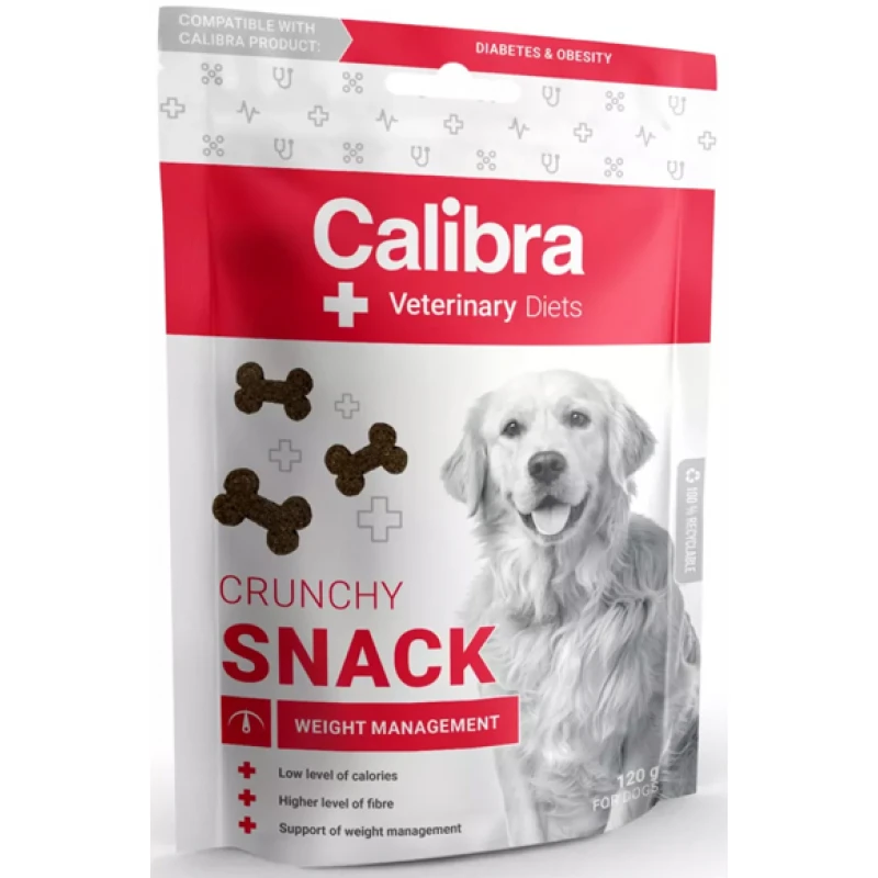 Calibra VD Λιχουδιές Σκύλου Crunchy Snack Weight Management 120gr Σκύλοι