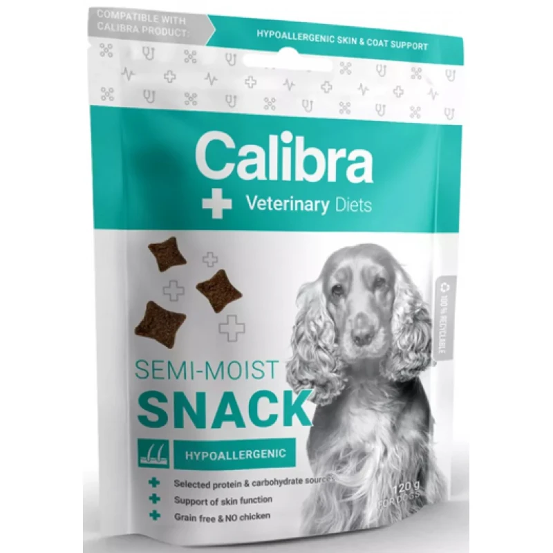 Calibra VD Λιχουδιές Σκύλου Semi-Moist Snack Hypoallergenic 120gr Σκύλοι