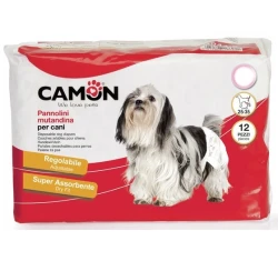 Πάνες Βρακάκια Σκύλου (12τμχ) της Camon Medium 35-45cm