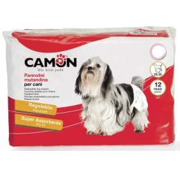 Πάνες Βρακάκια Σκύλου (12τμχ) της Camon Medium 35-45cm Πάνες Βρακάκια Σκύλου (12τμχ) της Camon Medium 35-45cm