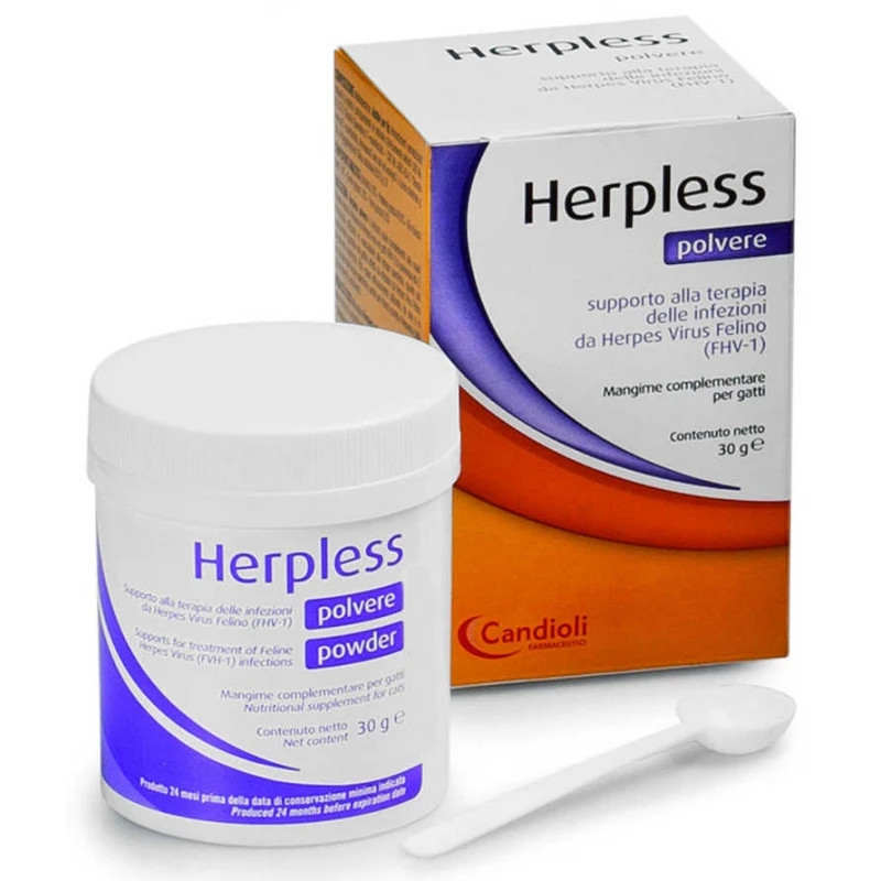 HERPLESS POWDER 30gr ΣΥΜΠΛΗΡΩΜΑΤΑ ΔΙΑΤΡΟΦΗΣ & ΒΙΤΑΜΙΝΕΣ ΓΑΤΑΣ