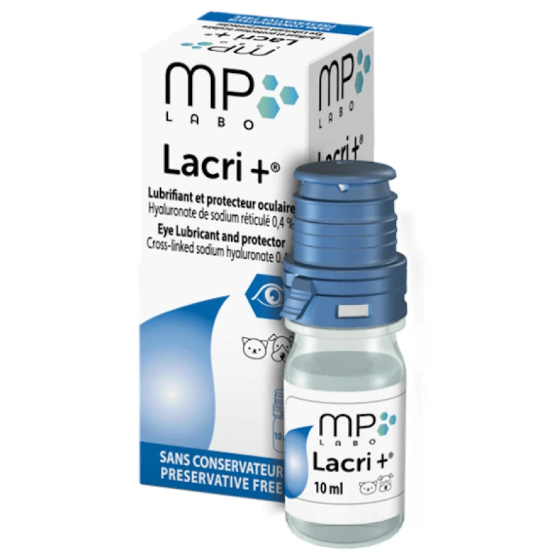 Lacri Plus + HA  Οφθαλμικές σταγόνες για σκύλο και γάτα 10ml ΣΚΥΛΟΙ