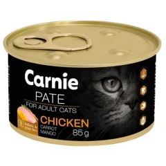 Υγρή Τροφή Γάτας Carnie Grain Free Adult Πατέ Κοτόπουλο & Mango 85gr Υγρή Τροφή Γάτας Carnie Grain Free Adult Πατέ Κοτόπουλο & Mango 85gr